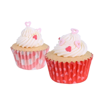 Mini Cupcake Cases - Love Patterns